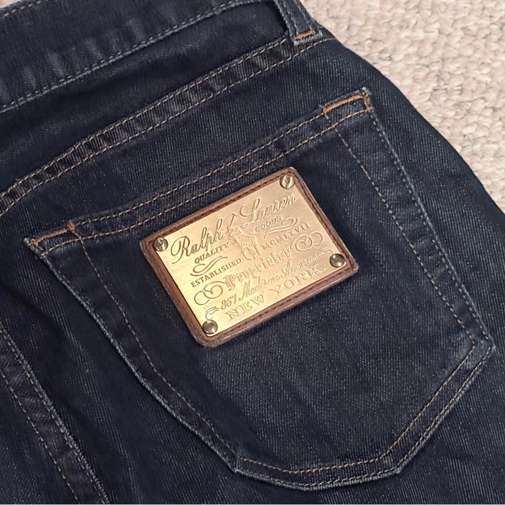 Ralph Lauren Black Label 380 Bootcut Jeans Dark Wash Women’s Size 27 - Picture 8 of 9